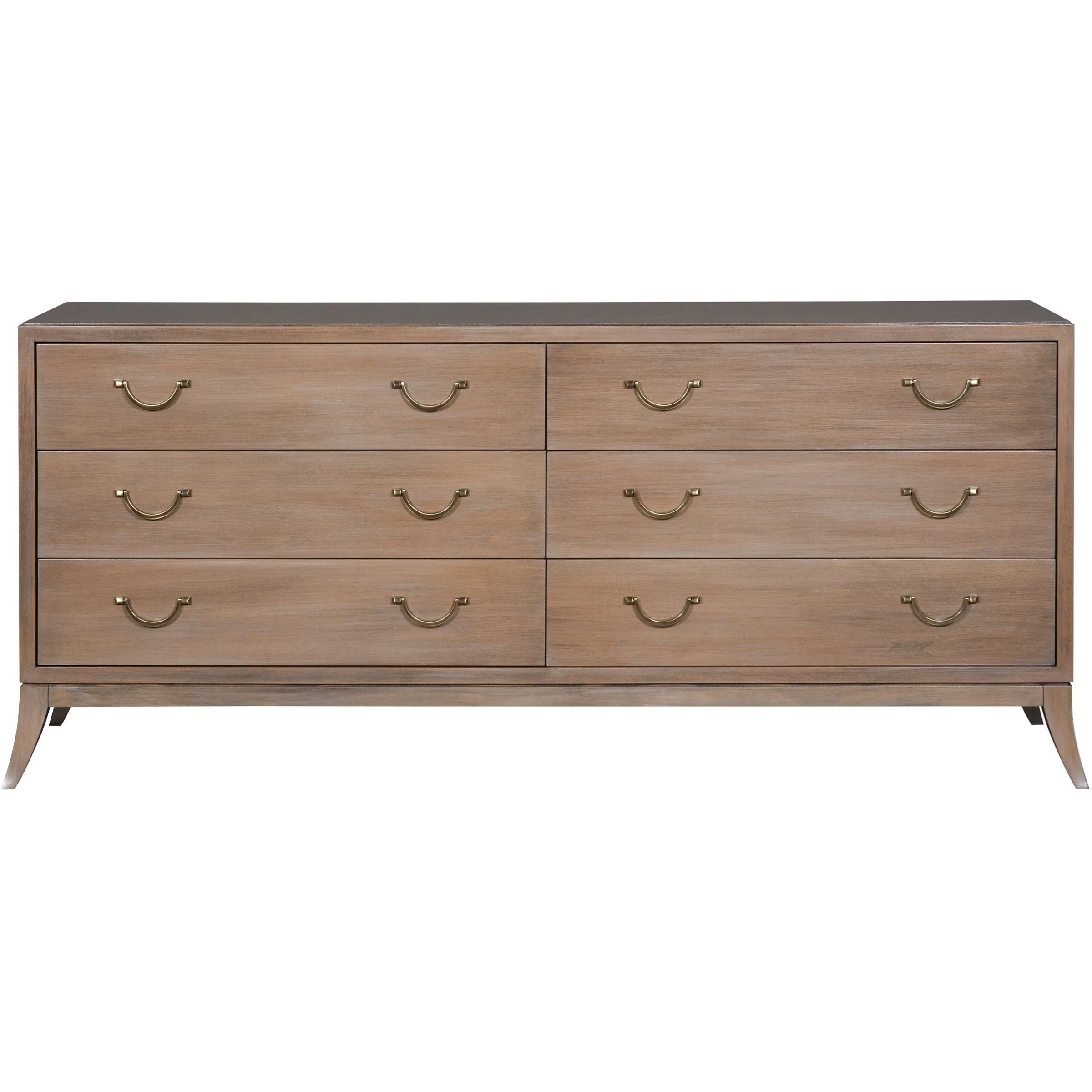 Vanguard Furniture Make it Yours Bedroom 024202843 Mcguire Customizable 6-Drawer Dresser ...